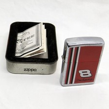 2002 Dale Earnhardt Jr #8 Stripes New Sealed Lighter Missing Metal Packaging Lid picture