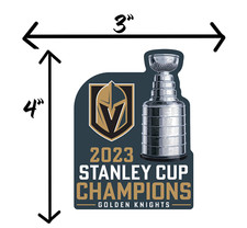Vegas Golden Knights Stanley Cup Champions Sticker - Waterproof Vinyl-3