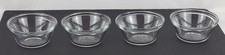NEW Anchor Hocking Set of 4 Clear Glass Custard Baking Cups Ramekins 6 oz USA picture
