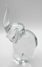  Elephant  Hand Blown Glass Miniature Figurine Sculpture Animal Collectable Dec  picture