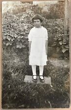 Young Girl Photograph. Vintage. Real Photo Postcard. RPPC. picture