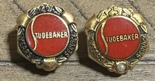 Studebaker 20 and 25 Year Of Service Pin Lot Gold Pearl picture