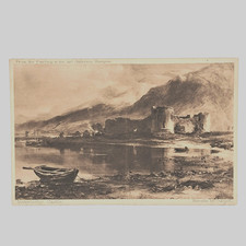 Postcard: Inverlochy Castle From the Painting in the Art Galleries Glasgow picture