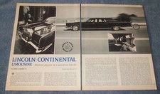1976 Lincoln Continental Limousine Vintage Road Test Info Article  picture