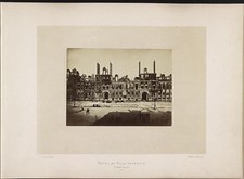 Photo:Paris France H�tel de Ville Burned Ruins 1872 Franco-Prussian War picture