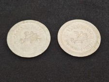 2 Vintage Caesars Palace Las Vegas 1979 1980 $1 Dollar Gaming Token picture