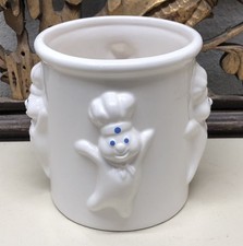 Pillsbury Kitchen Utensil Holder 4 Doughboy Figures Rare picture
