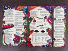 Vintage 1997 Mozzarella's Silver Spoon American Cafe Menu Ruby Tuesday picture