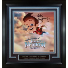 Debi Derryberry Autographed Jimmy Neutron Boy Genius Deluxe Framed 8x10 Photo - picture