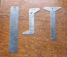 General No. 715 Ref. Tbl./Standard Tool Co. Drill Point Gage/Nat. Twist Co. Gage picture