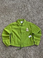 Disney Winnie the Pooh green coach Jacket Size Small NWT picture