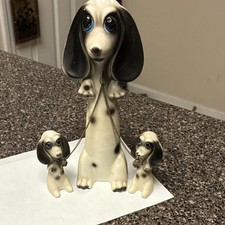 Arnart 5th Ave 2039 Vintage Ceramic White Black Blue Eyes Smooth Finish 3-Piece picture