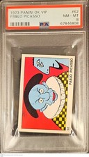 1973 Panini OK VIP 62 PICASSO PSA 8 NM-Mint sticker Artist Pop 4 picture