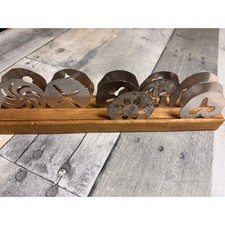 Vintage Mirro Aluminum Cookie Pastry Press Collectible Kitchen Tool w 12 Disks picture