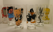 Lot of 6 1973 Pepsi Caracter Glasses Warner Bros. Looney Tunes HM picture