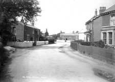 Street in Thornton, Lancashire, 1890-1910. A quiet street view wit- Old Photo picture