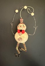 Johanna Parker Juggling Snowman Ornament LIMITED EDITION picture