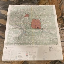 Rare Fort Pickett Va Virginia Military Installation Map  picture