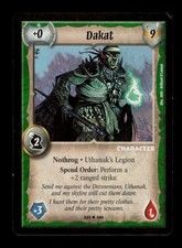 Dakat 233 Warlord Saga Of The Storm Trading Card TCG picture