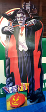 Nestle Halloween Scary Count Dracula Video Grocery Store Standee Sign Display picture