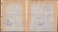 Reading RR Model Engineers 50-ton Box Car blueprint 1950 w/ docs picture