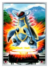 Armaldo #136 EXC Zukan Japanese Pokemon Cards Carddass Holo Text Rare picture