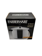 Farberware Classic Series Stainless Steel Stock Pot 8 qt. Silver. New in Box picture