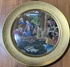 VTG 1979 The Pickard Christmas Plate The Adoration of the Magi Botticelli #4450 picture