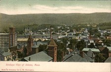 Adams, Massachusetts - Birdseye Town View - Antique Postcard - 1906 picture