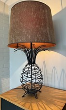Vintage MCM Metal Pineapple Lamp Mid Century Modern Lighting Ferris-Shacknove picture