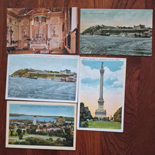 5 vintage postcards lot (early-mid 1900's); Canada Quebec City picture