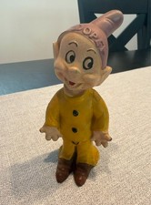 Vintage 1937 Seiberling Latex Dopey Figurine Disney Snow White Seven Dwarfs 5.5