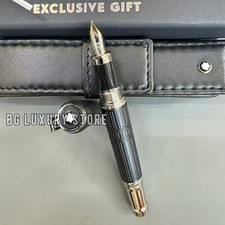 MONTBLANC Victor Hugo Writers Edition Fountain Pen w/ Leather Pouch Gift Set picture