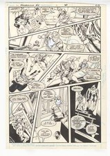 Millennium #4 Pg 17 Original Comic Art by Joe Staton - Spectre picture