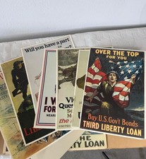 World War Poster Portfolio by LIFE Editors 8 Reprints U S Americana prints 1964 picture