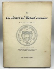 Howard University 1981 Commencement Graduation Program w/ Boycott Bush Flyer picture