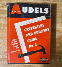 Audel Modern Audels Carpenters & Builders Guide No. 3 Hardcover Book picture