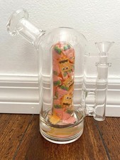 7.5” Premium Thick Glass Water Pipe SpongeBob Patrick 14mm picture