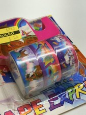 Vintage Lisa Frank Tape Express With 3 Tape Rolls New Cut Packaging picture