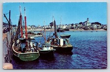 Postcard Provincetown Waterfront, Cape Cod, MA, Looking East from the Wharfs picture