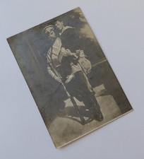 WWI Tsar Nicholas II Tsarevich Alexei Russian Soldier Rifle Romanov Postcard picture
