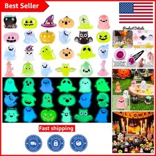 Delightful 32PCS Halloween Luminous Figures - Perfect for Parties & Gardens picture