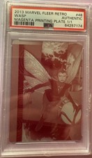 2013 MARVEL RETRO 1994 FLEER ULTRA X-MEN WASP PRINTING PLATE 48 MAGENTA  picture