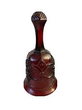 Avon The 1876 Cape Cod Collection Ruby Red Glass Bell picture