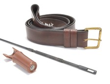 WW2 Japanese Arisaka Type 99 Leather Sling Cleaning Rod and Muzzle Cover picture
