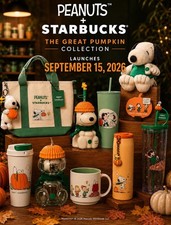 Starbucks x Peanuts Limited Edition The Great Pumpkin Collection US SELLER picture