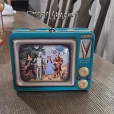Vandor The Wizard of Oz Collectible Metal Tin TV Design Lunchbox picture