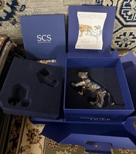 Swarovski SCS 2010 Tiger - Endangered Wildlife Annual Edition - Retired MIB COA picture