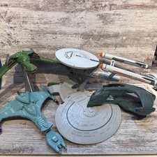 Vintage Star Trek TNG Playmates Ships (Lot Of 5) Enterprise 1992-1995(All Works) picture