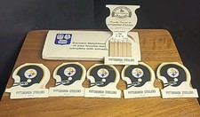 Vtg 1981 Pittsburgh Steelers 6 Unstruck Matchbooks In Case  picture